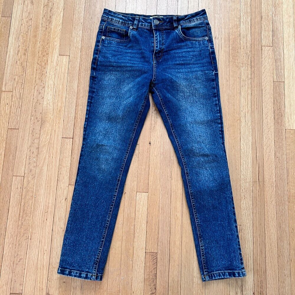 Refinery Republic Jeans Mid Rise Skinny Youth Girls Size 14 Medium Wash